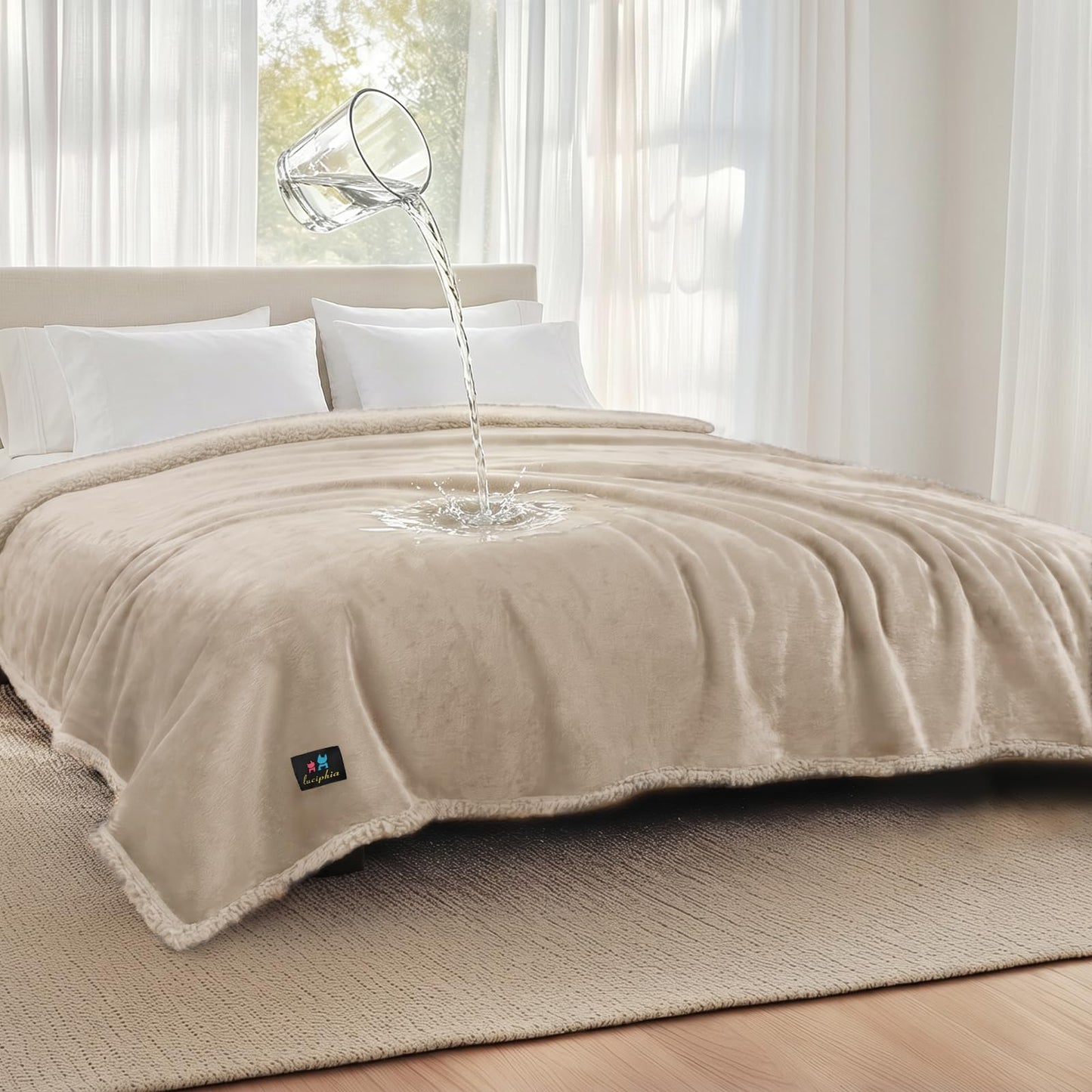 Reversible Waterproof Pet Blanket for Furniture