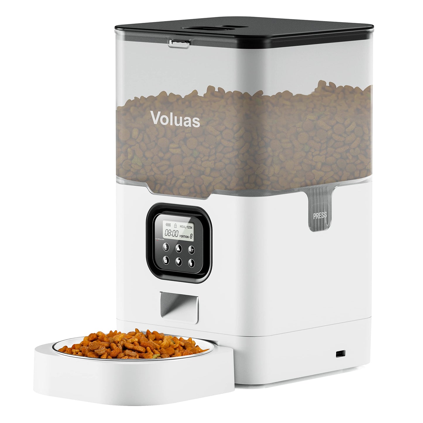 Automatic Pet Feeder with Timer and Freshness Seal