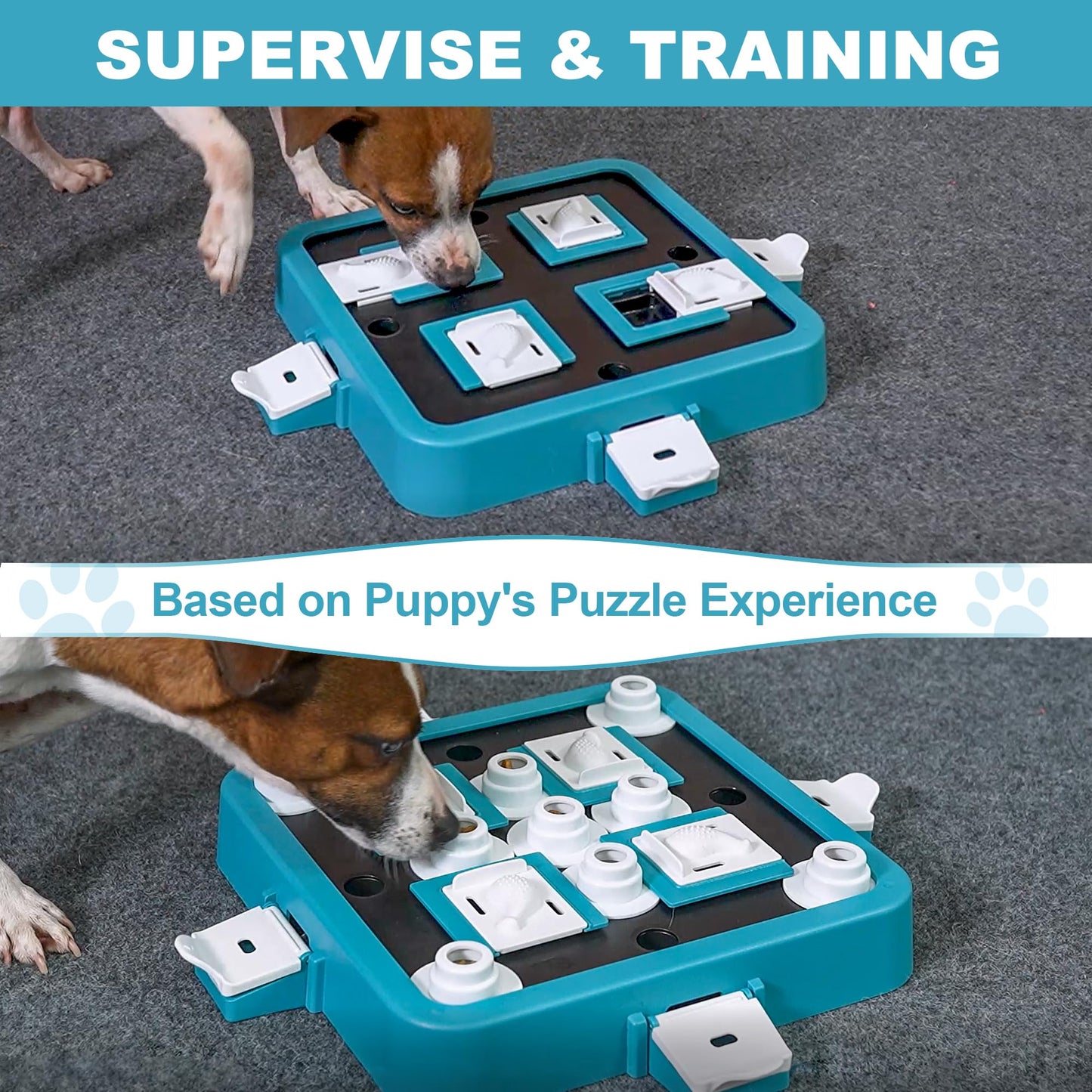 Adjustable Dog Puzzle Toy for Mental Enrichment