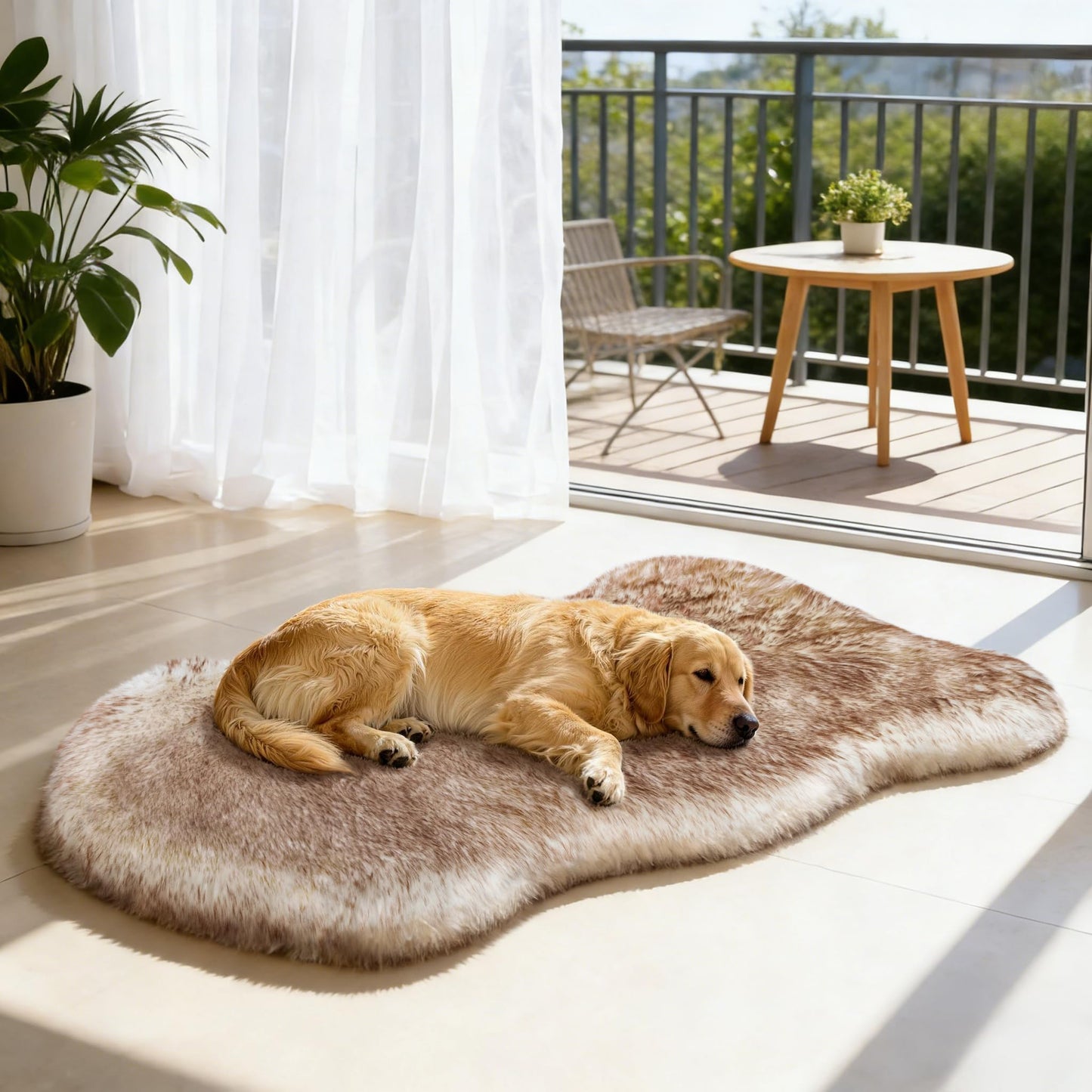 Luxury Plush Pet Bed Mat with Non-Slip Bottom