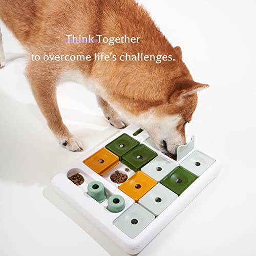 3-Level Dog Treat Puzzle Toy for Mental Stimulation