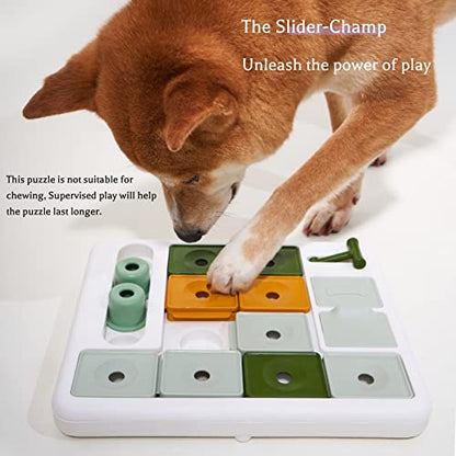 3-Level Dog Treat Puzzle Toy for Mental Stimulation