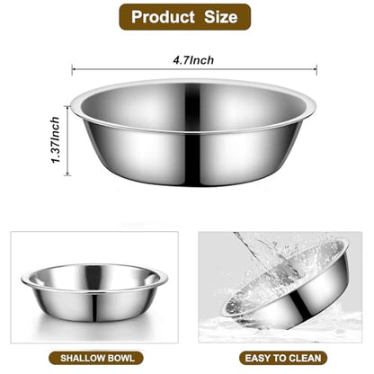 Upgraded Elevated Cat Bowls with Food Mat