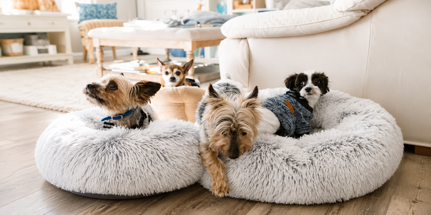 Premium pet bed comfort detail