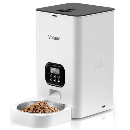Automatic Pet Feeder with Timer and Freshness Seal