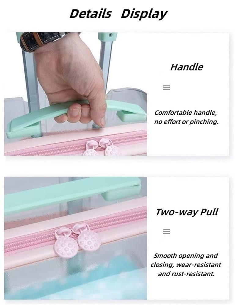 Hard Shell Rolling Pet Carrier for Travel