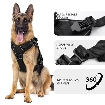 Heavy Duty Tactical Dog Harness with Handle