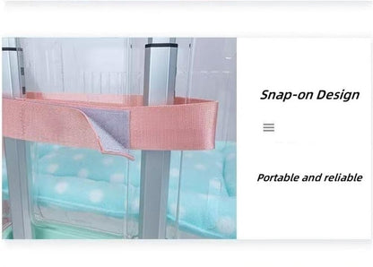 Hard Shell Rolling Pet Carrier for Cats & Dogs