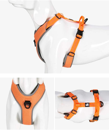 Reflective Padded Dog Harness for Walking & Hiking