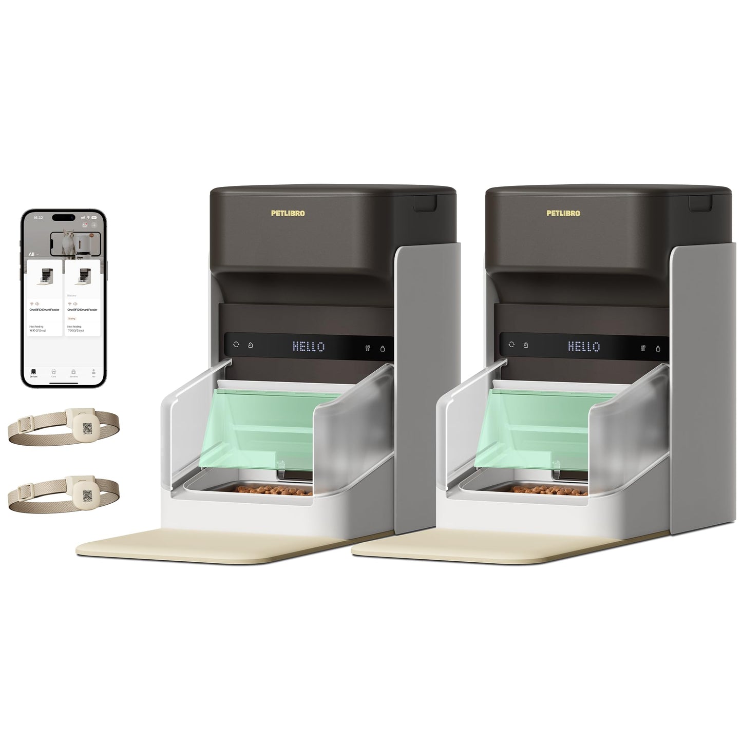 RFID Automatic Cat Feeder with Collar Tag Access
