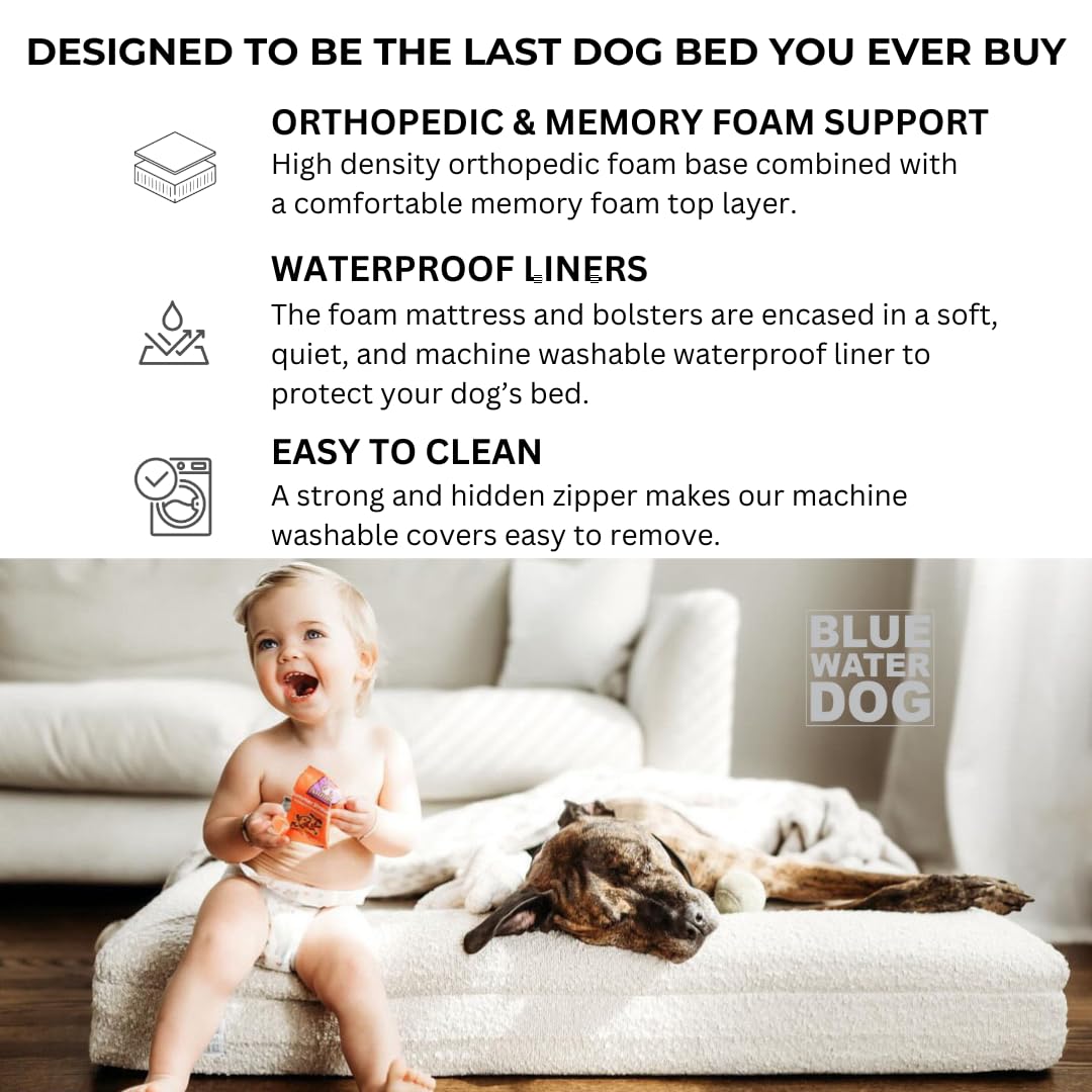 Orthopedic Memory Foam Pet Bed with Washable Cover
