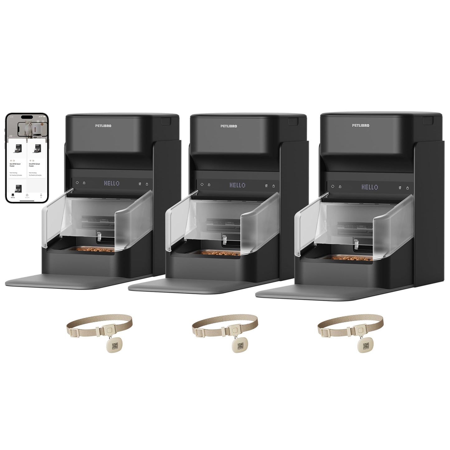 RFID Automatic Cat Feeder with Collar Tag Access