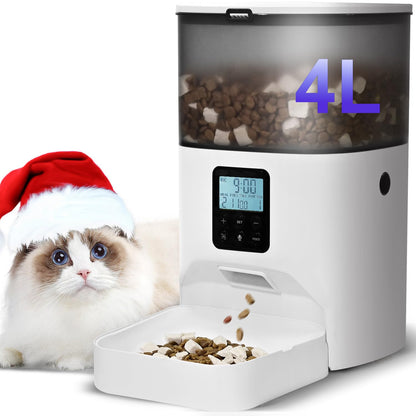 Automatic Pet Feeder with Voice Recording and Timer