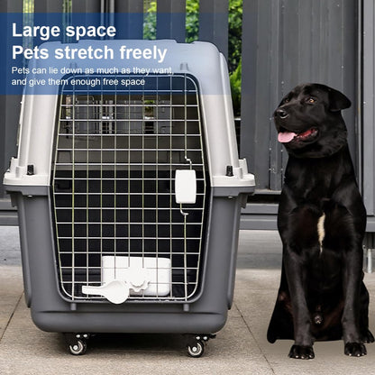 Collapsible Rolling Pet Travel Kennel