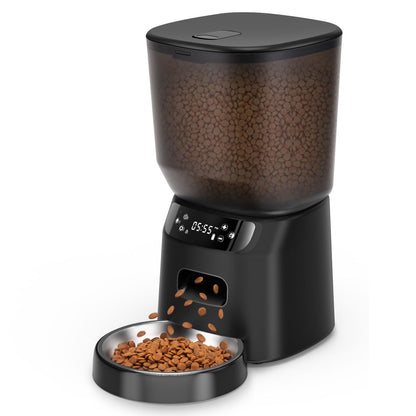 Automatic Pet Feeder with Timed Portions and Voice