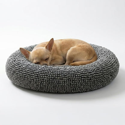 Calming Donut Pet Bed with Removable Washable Cover