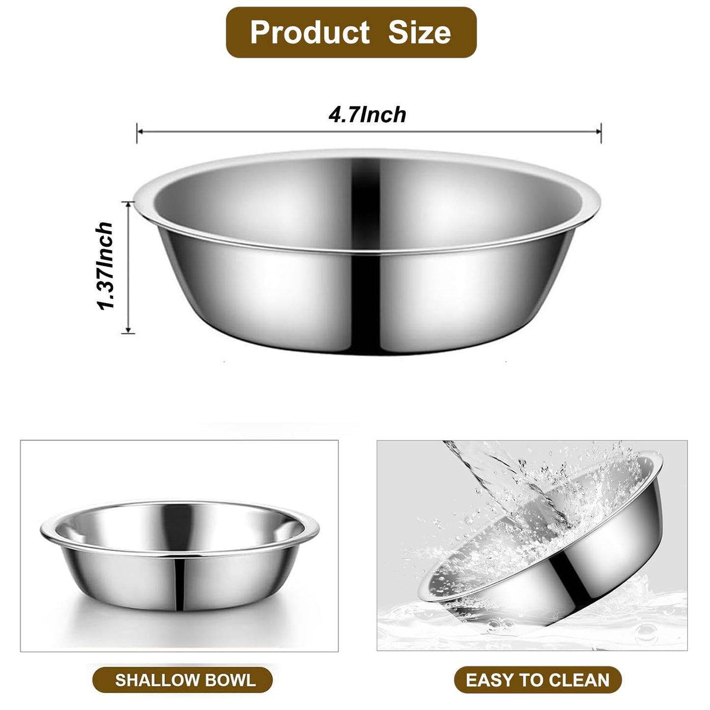 Upgraded Elevated Cat Bowls with Food Mat