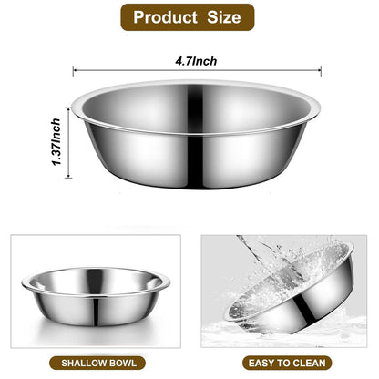 Upgraded Elevated Cat Bowls with Food Mat