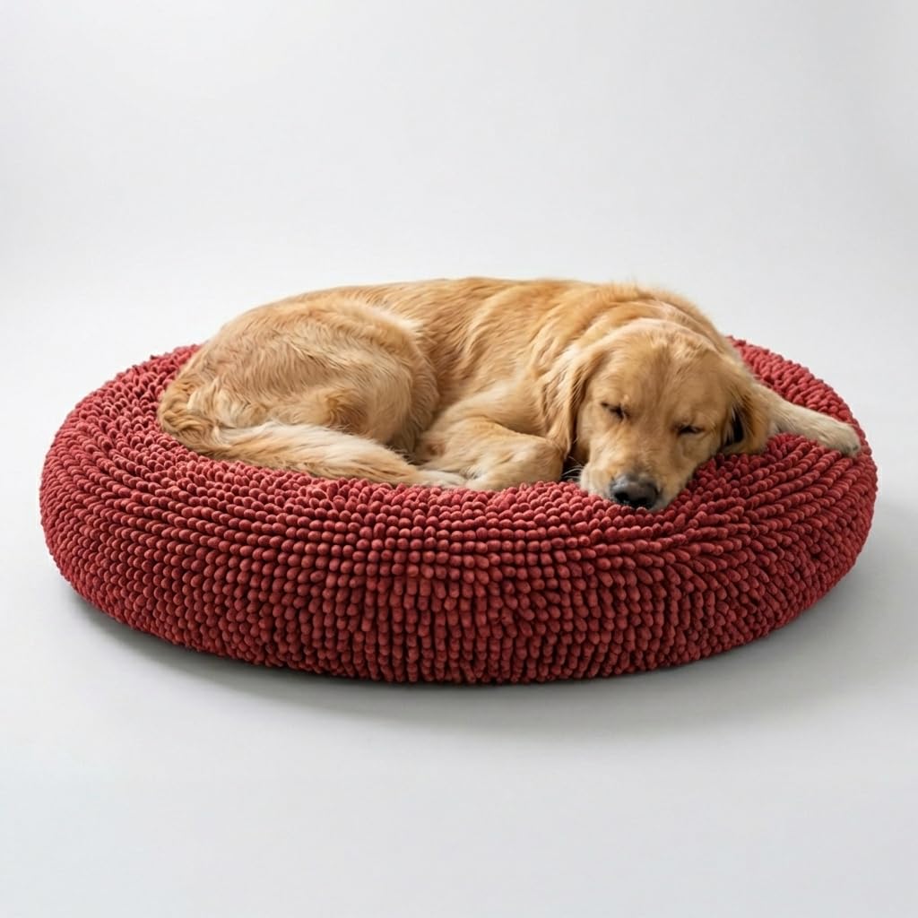 Calming Donut Pet Bed with Removable Washable Cover
