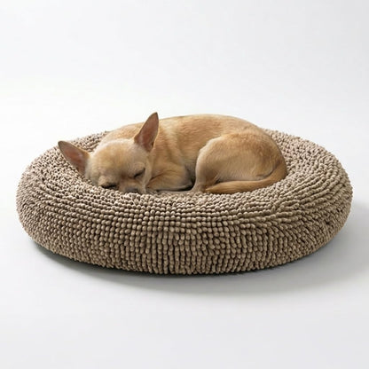 Calming Donut Pet Bed with Removable Washable Cover