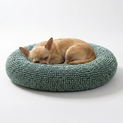 Calming Donut Pet Bed with Removable Washable Cover