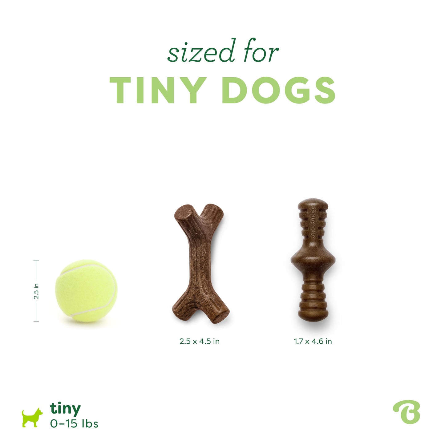 2-Pack Durable Dog Chew Toy Set