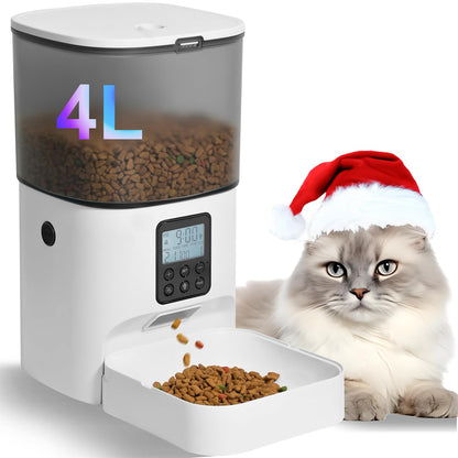 Automatic Pet Feeder with Voice Recording and Timer