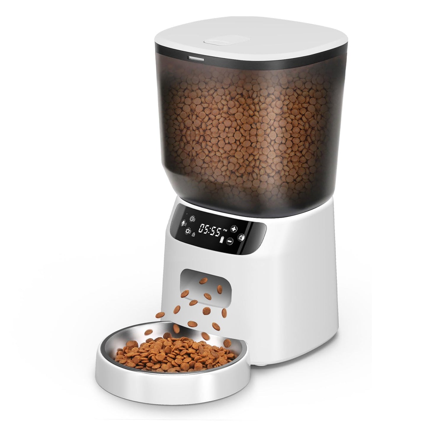 Automatic Pet Feeder with Timed Portions and Voice