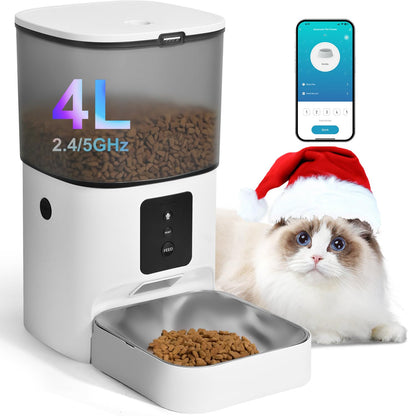 Automatic Pet Feeder with Voice Recording and Timer