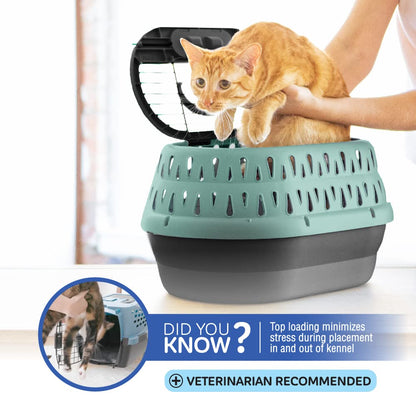 Two-Door Top Load Pet Kennel for Small Pets
