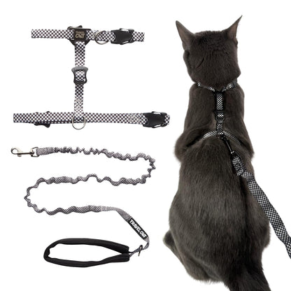 Adjustable Escape-Proof Cat Harness & Leash Set
