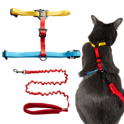 Adjustable Escape-Proof Cat Harness & Leash Set