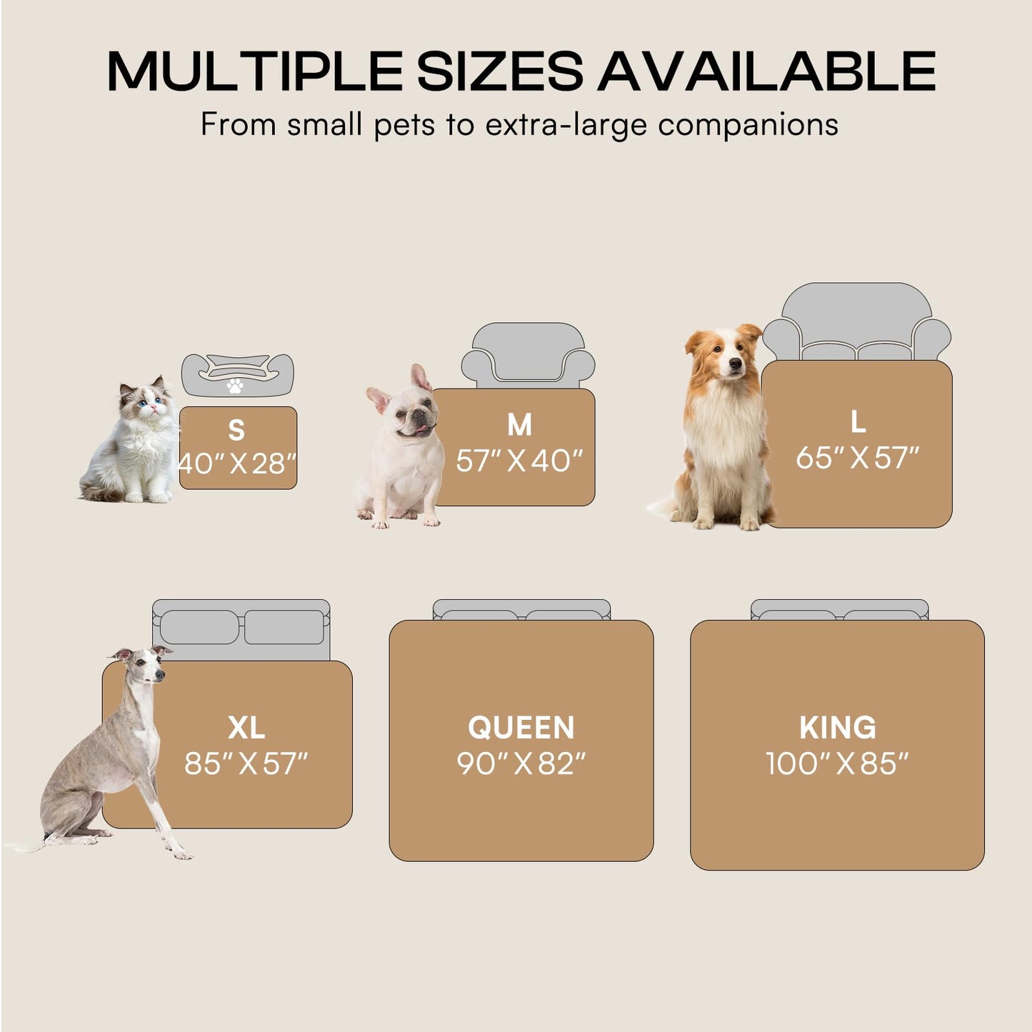Waterproof Sherpa Pet Blanket for Furniture Protection
