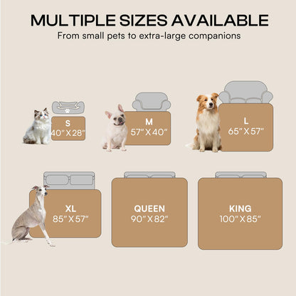 Waterproof Sherpa Pet Blanket for Furniture Protection