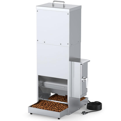 35L Automatic Pet Feeder with Dual Bowls and Timer