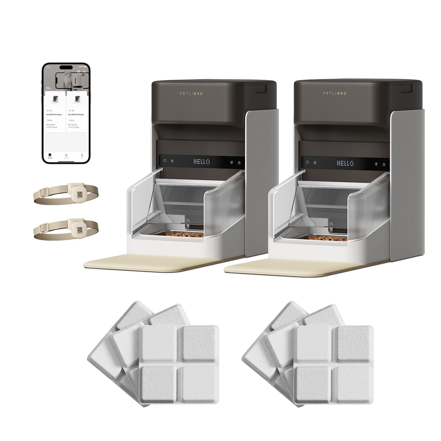 RFID Automatic Cat Feeder with Collar Tag Access