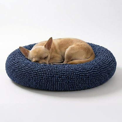 Calming Donut Pet Bed with Removable Washable Cover