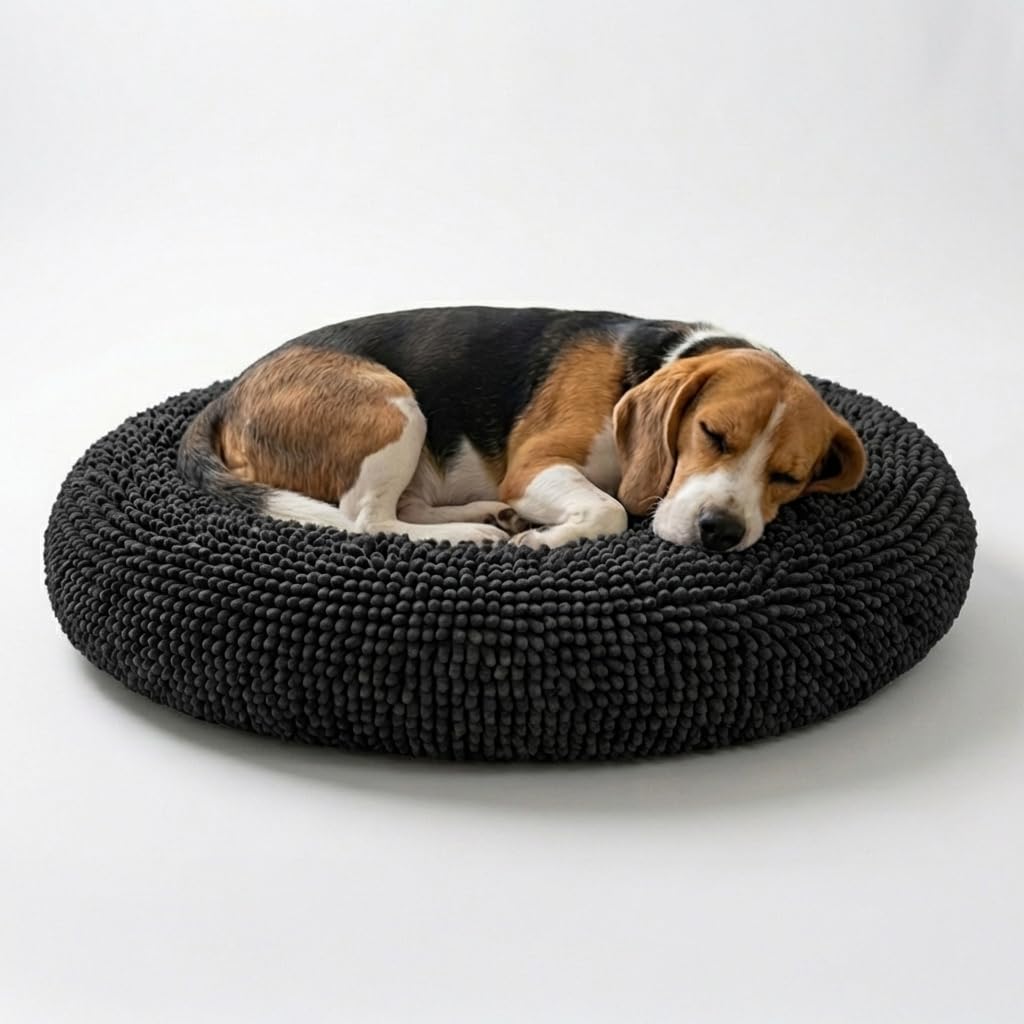 Calming Donut Pet Bed with Removable Washable Cover