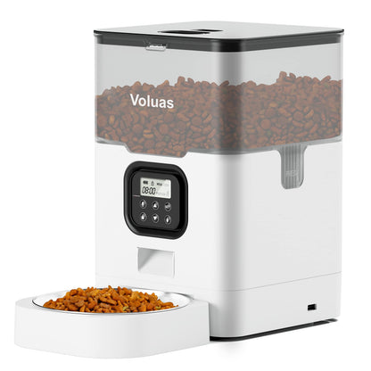 Automatic Pet Feeder with Timer and Freshness Seal