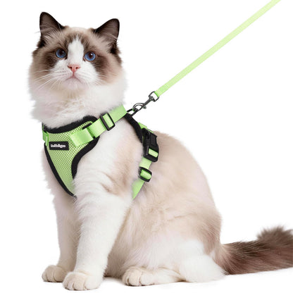 Adjustable Cat Harness & Lead Set for Walking