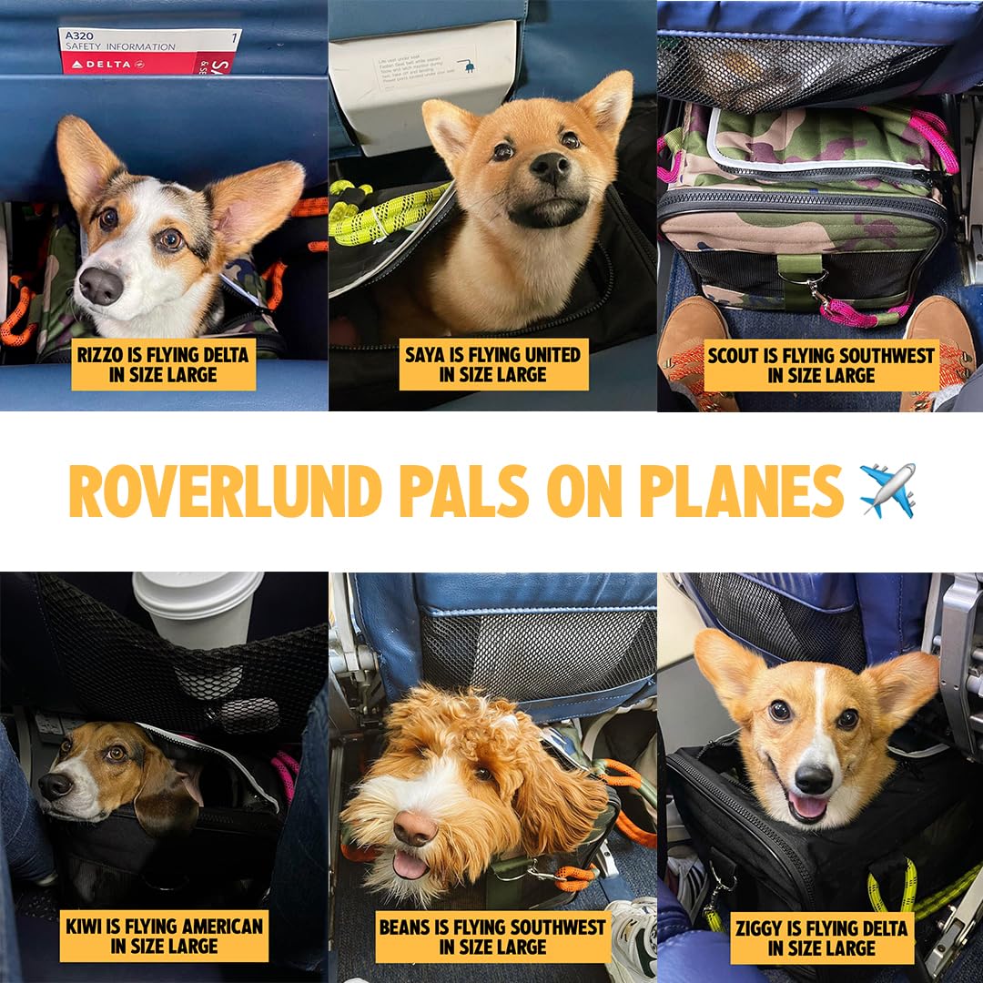 ROVERLUND Airline-Compliant Pet Carrier | Includes Leash