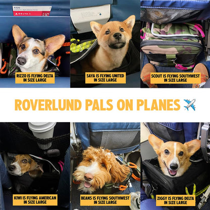 ROVERLUND Airline-Compliant Pet Carrier | Includes Leash