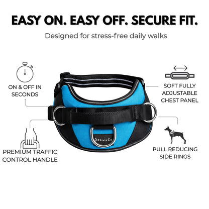 Reflective No-Pull Adjustable Dog Harness Vest