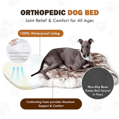Luxury Plush Pet Bed Mat with Non-Slip Bottom