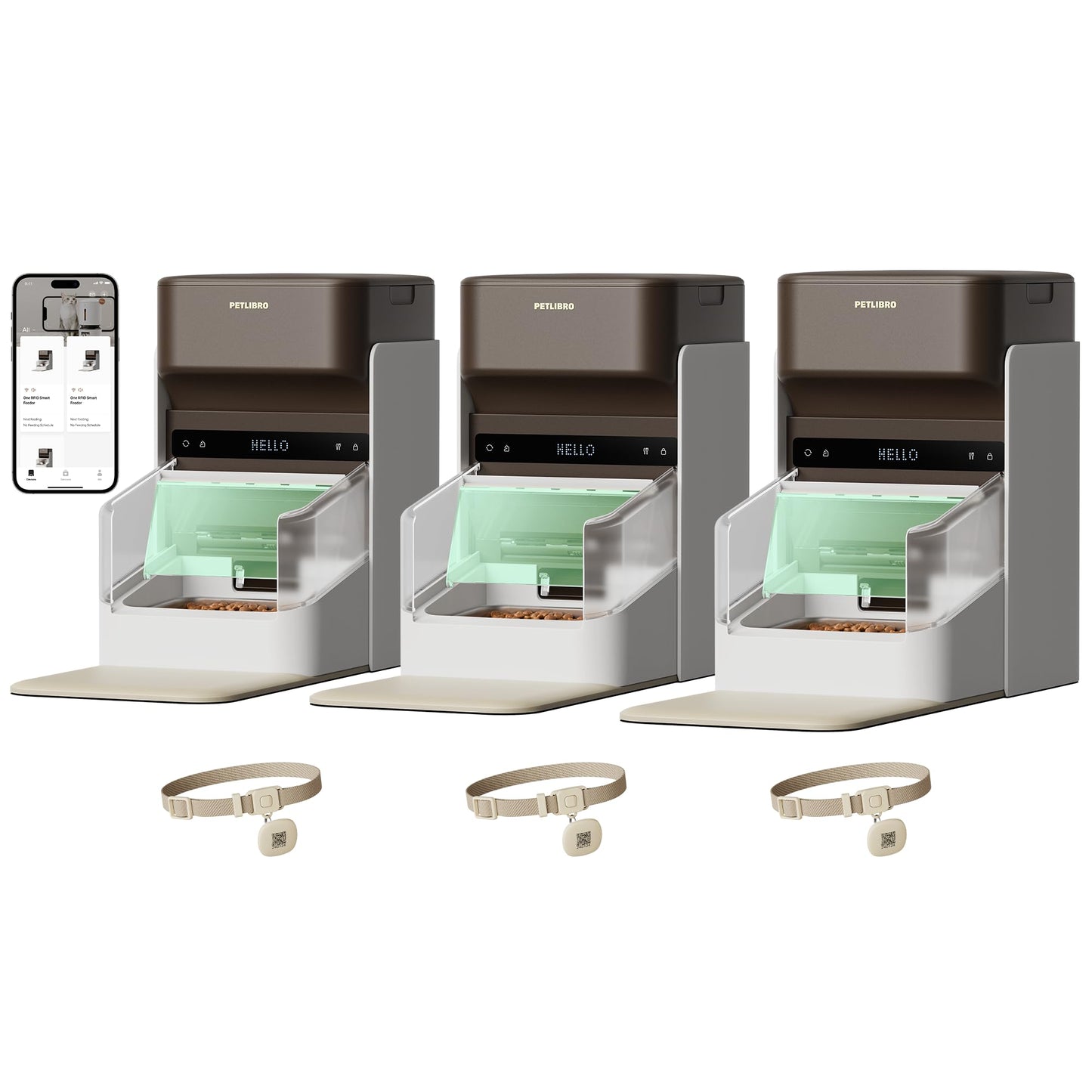 RFID Automatic Cat Feeder with Collar Tag Access