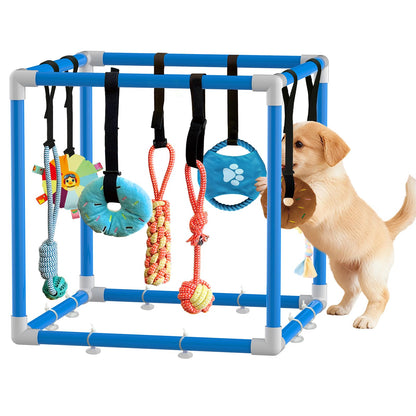 Interactive Puppy Play Gym with Enrichment Toys