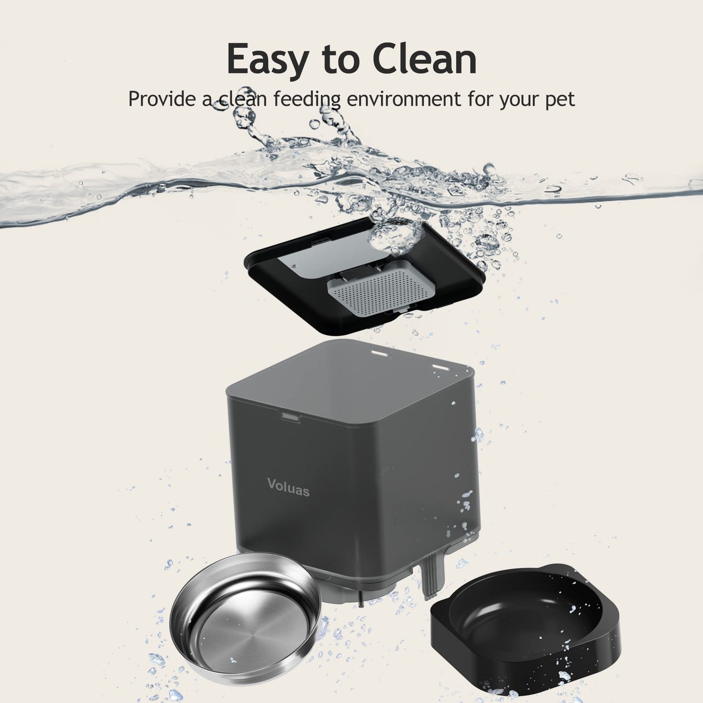 Automatic Pet Feeder with Timer and Freshness Seal