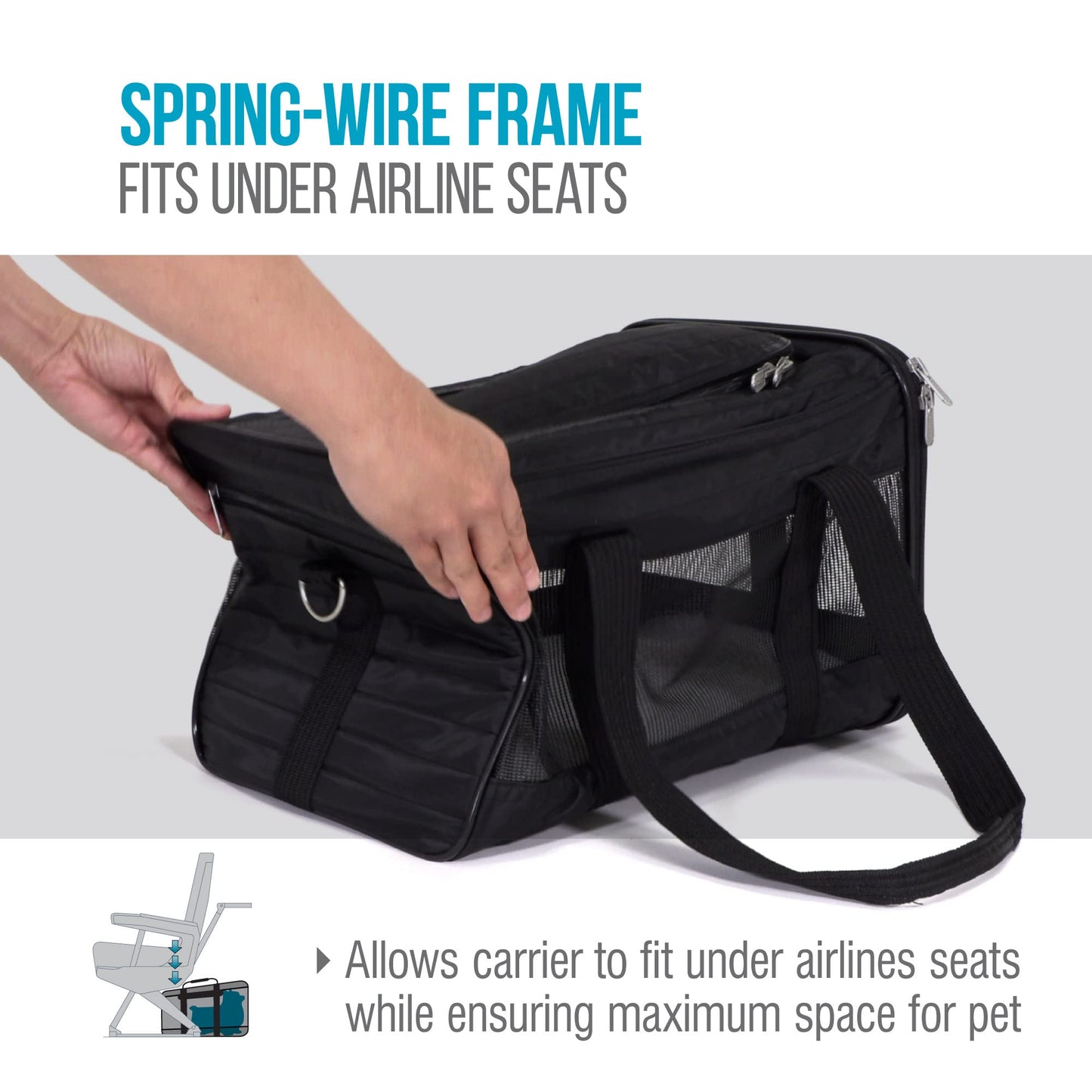 Airline-Approved Soft Pet Travel Carrier