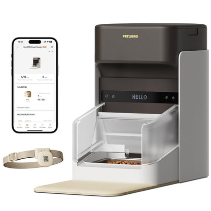 RFID Automatic Cat Feeder with Collar Tag Access