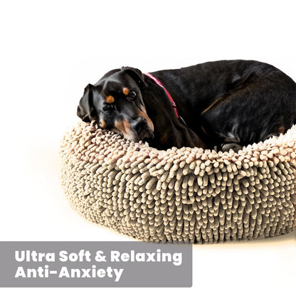 Calming Donut Pet Bed with Removable Washable Cover